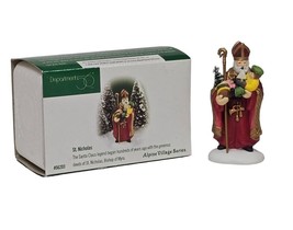 Department 56 Alpine Village Series St. Nicholas w/ Child Figurine #56203 - £11.77 GBP