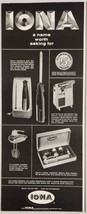 1966 Print Ad Iona Cordless Knives,Can Opener,Mixer Manchester,Connecticut - £12.41 GBP