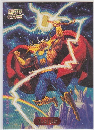 N) 1994 Marvel Masterpieces Comics Trading Card Thor #124 - $1.97