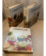 The Creative Cook Cookbook 3 Pc Set-In Binders-VERY GOOD FAST SHIPPING - £20.24 GBP