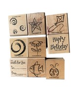 Stampin Up Assorted Rubber Stamps - Happy Birthday Just for You - $7.97