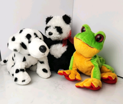 Ganz Webkins Dalmation, Panda, Tree Frog Lot of 3 NO CODES EUC - $9.46