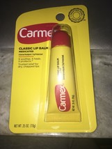 Carmex Classic Lip Balm Medicated .35 oz Tube Original Soothing Moisturi... - £6.16 GBP