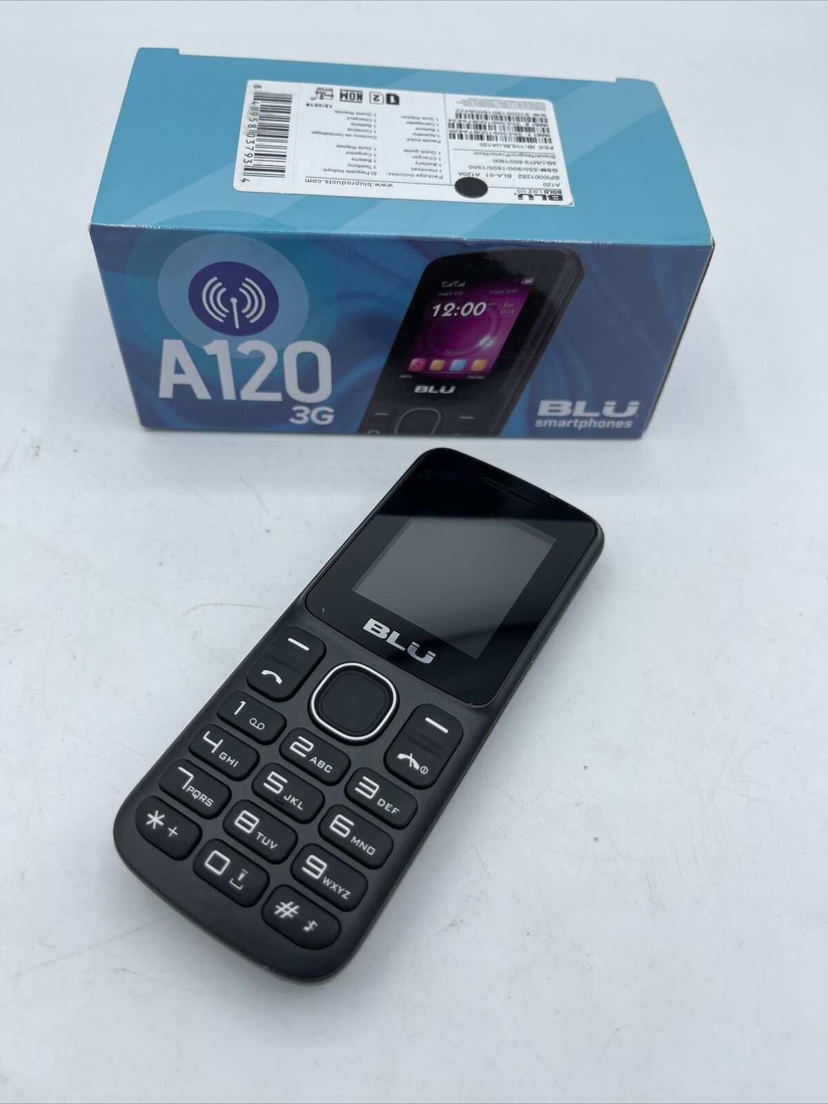 Blu A120 3G 1.8" GSM Unlocked 3G Dual Sim Bluetooth Cellphone - $83.58
