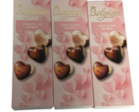 3x Trader Joe&#39;s Belgian Chocolate Hearts - Creamy Hazelnut Center 07/2025 - £14.03 GBP