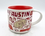 Starbucks Austin Texas Coffee Mug Cup Been There Series No Box 14 Oz - $19.99