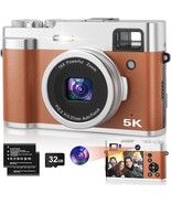 This Is A 5K Digital Camera For Photography, A 48Mp Autofocus Vlogging C... - $169.98