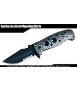 Stainless Steel Assisted Opening Knife Glass Punch - $9.88