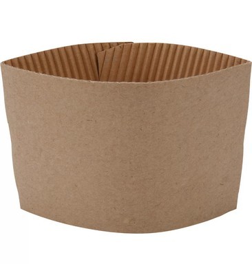 100 Ct. Eco Disposable Brown Coffee Cup Sleeves / Jacket / Clutch 10 - 2... - $14.84