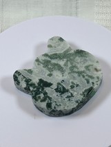 (#35) - TREE AGATE BEAR HEAD CARVING - NEW - $187.57 MXN
