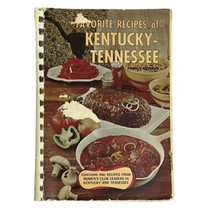 Vtg 1960&#39;s Favorite Recipes of Kentucky Tennessee Cookbook Bluegrass Volunteer - £11.28 GBP