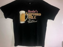 Rosie&#39;s Shipyard Ale Boilerhouse Restaurant Black M Shirt richmond beer ... - $4.00