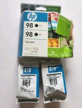 HP C9514FN Genuine Ink Cartridges HP 98 Twin-Pack Black in Box 2010 Exp. - $12.59