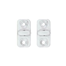 1928 1929 1930 1931 Ford Car Model A Chrome Alignment Latch Male Dovetails Pair - $16.62