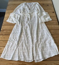 Peace Love World NWOT Women’s Gauze Boho Light Duster Dress Size 2XS White BP - £26.03 GBP