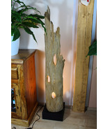 Driftwood Lamp Floor Lamp Wood LED Light Driftwood Lamp Antique Wood - £317.54 GBP