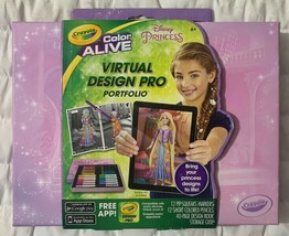 Crayola Virtual Design Pro Disney Princess Coloring Book Coloring Kit Fr... - £3.61 GBP