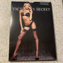 Victoria’s Secret Satin Top Thigh High Size B Black NWT - £17.51 GBP