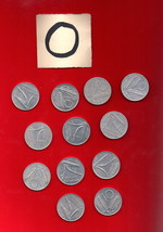 lot 10 lire 12 coins 1951 1952 1955 1955 1973 1974 1977 1979 80 81 1982-
show... - £21.78 GBP