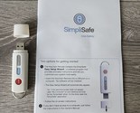 SimpliSafe Original Generation White USB Keychain Remote Fob - BRAND NEW - £9.19 GBP