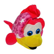 Classic Toy Co Pink Yellow Fish Stars Plush Stuffed Animal 13&quot; - £18.91 GBP