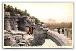 Barless Bear Dens Zoological Park St Louis Missouri MO UNP WB Postcard V18 - £2.33 GBP