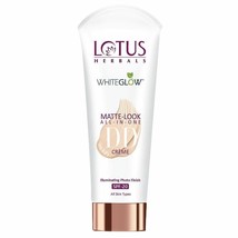 2 x Lotus Herbals Whiteglow Matte Look All In One Dd Crème Spf 20 -Natural Beige - £20.23 GBP