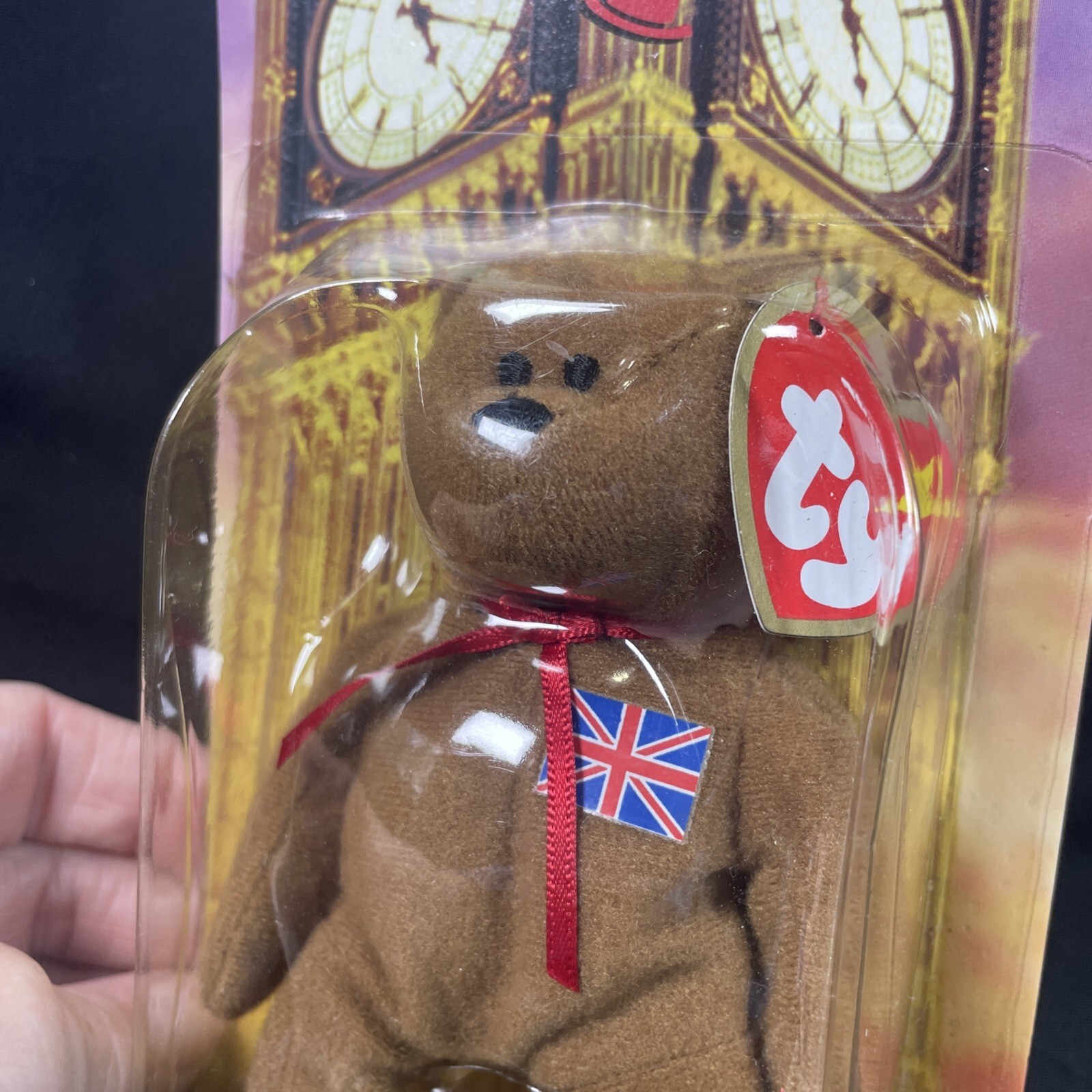 Britannia The Bear-1998 McDonald's Ty Beanie Baby With Rare Errors Tush Tag Item image 7