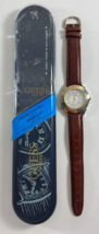 Vintage 1994 Guess Mens Quartz Watch with Indiglo Genuine Leather Band &amp; Case - £39.21 GBP