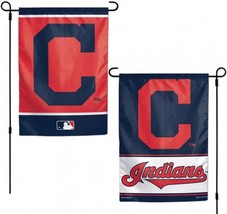 MLB Cleveland Indians 12x18 Garden Style 2 Sided Flag, One Size, Team Color - £24.53 GBP