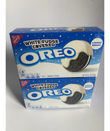 Oreo ~ White Fudge Covered Cookie Limited Edition 2-Packs 8.5 Oz, Bb 03/... - $462.49 MXN