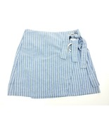 Mint Vanilla Women&#39;s Blue Stripe Tie Casual Skirt Size 8 - $20.61 CAD