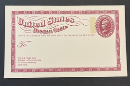 Vintage US Postal Card 6 Cent - 100th Anniversary - Collectable - $0.99