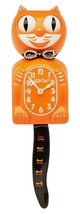 Limited Edition Orange Kit-Cat Klock Swarovski Bow Crystals Jeweled Clock - £116.60 GBP