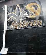 NFL New Orleans Saints Helmet over Name Window Car Flag Rico - £18.29 GBP