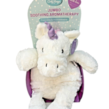 Lavender Plush Unicorn Microwavable Freezable Hot Cold Therapy Aromatherapy New - £11.34 GBP