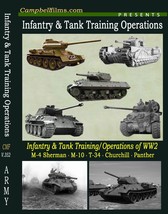 Infantry and Tank Training/Coordination of WW2 - history- Sherman Panthe... - £14.00 GBP