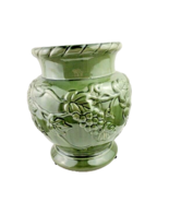 Hosley Potteries Green Grapevine Motif Large Planter - £25.31 GBP