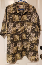 Hilo Hattie Mens Cotton Lawn Hawaiian SS Shirt Sz Men’s 2XL Hawaii Original USA - £12.93 GBP