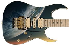 Guitar Skin Axe Wrap Re-skin Vinyl Electric Earths Cape Sunset Globe Exp... - $45.49