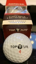 3 TOP T FLITE XL Golf Balls DISTANCE IMPROVED - $8.79