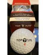 3 TOP T FLITE XL Golf Balls DISTANCE IMPROVED - $12.11 CAD