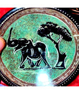 Handcrafted old vintage pottery dish from Africa - $31.14 CAD