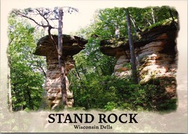 Stand Rock Wisconsin Dells WI Postcard PC511 - £3.90 GBP