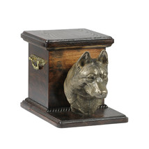 Pet Cremation  Urns for Dog&#39;s ashes,Dog statue Pet memorial Casket Ash Box - $228.12
