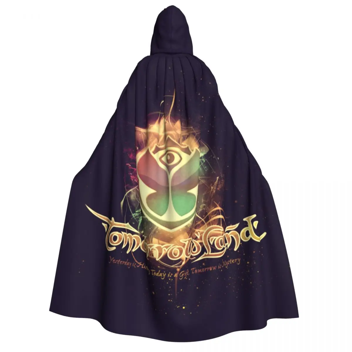 Tomorrowl Hooded Velvet Cloak Adult Witch Carnival  Cloaks Capes Robe Larp  Vamp - £131.69 GBP
