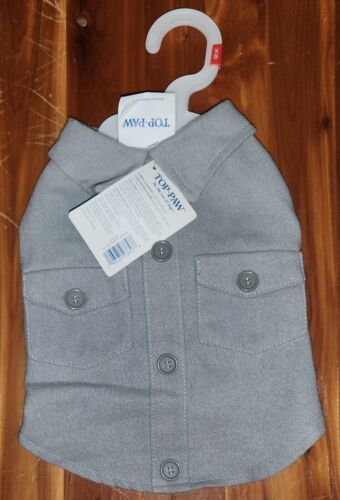 Top Paw Dog Flannel Shirt Coat Jacket XSmall - $6.90