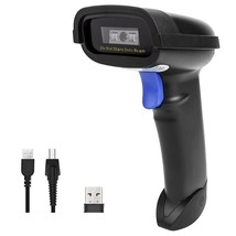 Bluetooth Barcode Scanner, Compatible With 2.4G Wireless &amp; Bluetooth Fun... - £50.83 GBP