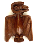 Northwest Coast Shamans-Totem Bird-Wood-Carved-5 3/4&quot;-Wall Hanging BC Ca... - €39,72 EUR