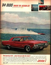 1964 OLDSMOBILE JETSTAR I Print Ad &quot;Where the action is!&quot; Hydroplane Rac... - £19.20 GBP